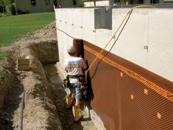 Blindside Waterproofing
